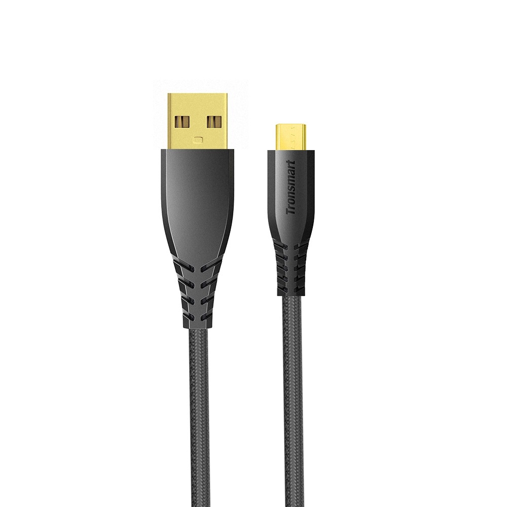 Tronsmart MUC02 Premium USB Cables 3 Pack with Gold-Plated Connectors