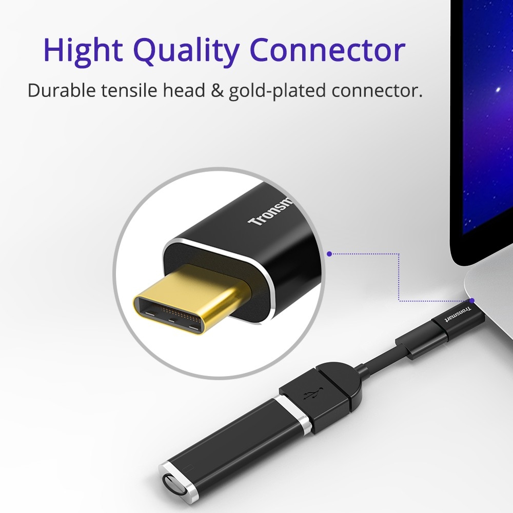 Tronsmart CTMF3 Type-C Male to Micro USB Female 2.0 Adapter