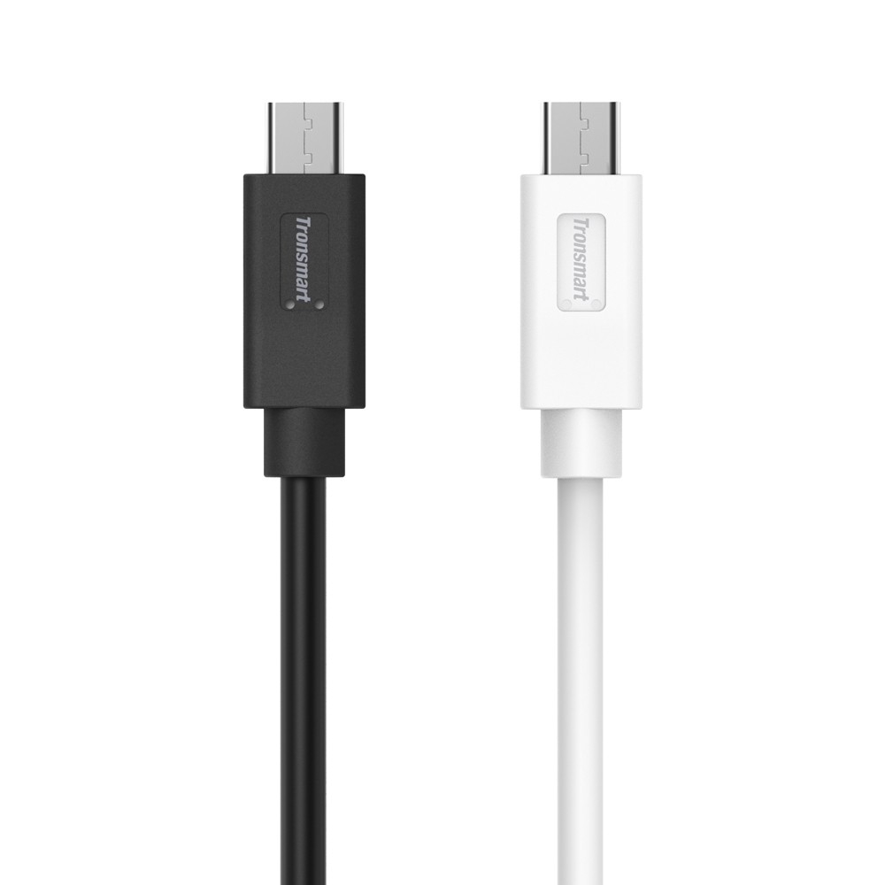 Type C Cables Tronsmart CC07P USB Type C Male to Type C 2.0 Male 6 Feet 2 Pack