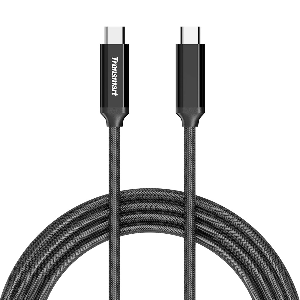 Tronsmart Cpp6 Powerlink Braided Nylon USB C to USB C 2.0 Charging Syncing Cable 3 Pack