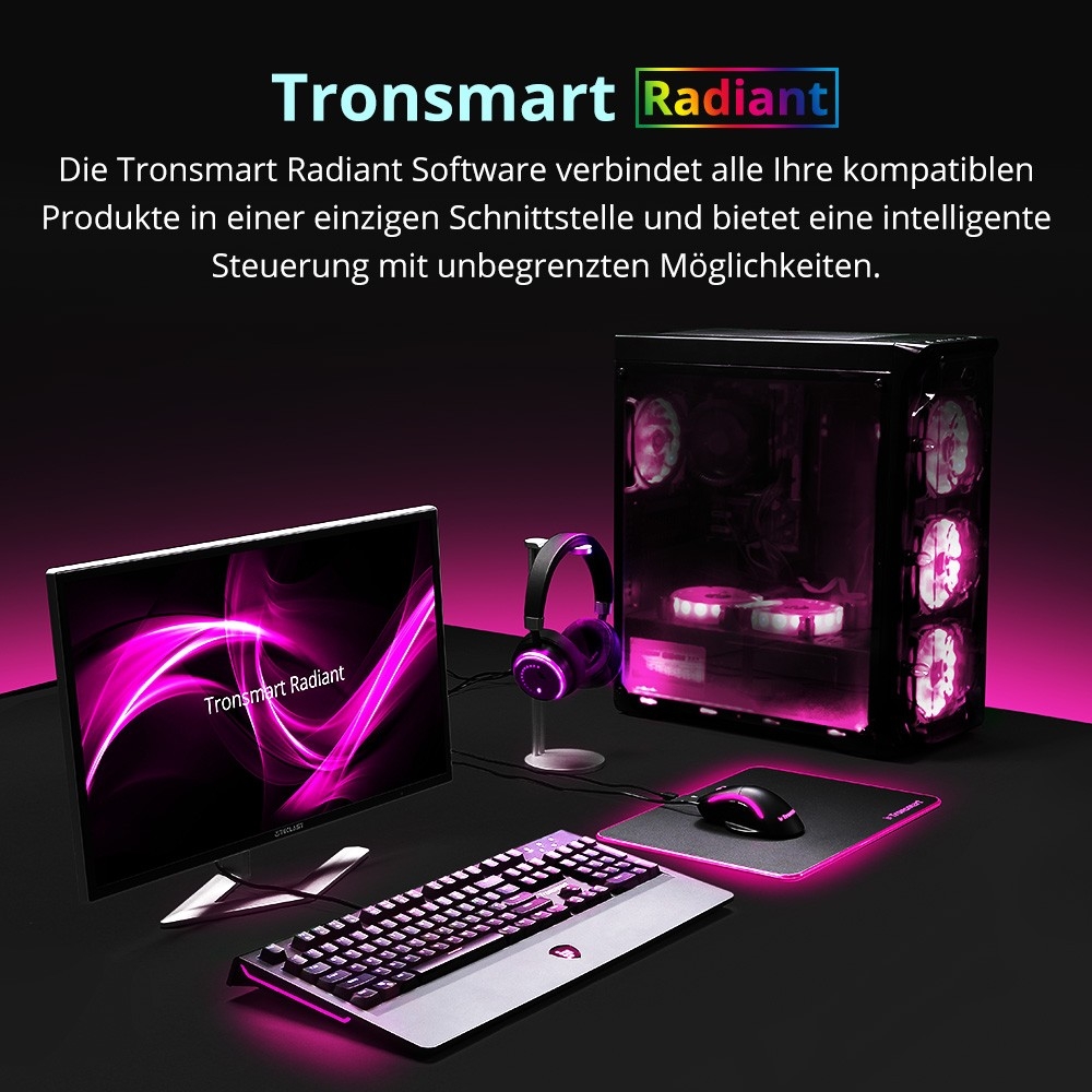 TK09R RGB Mechanical Gaming Keyboard - German Layout