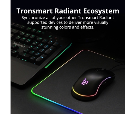 Shine X RGB Gaming Mouse Pad