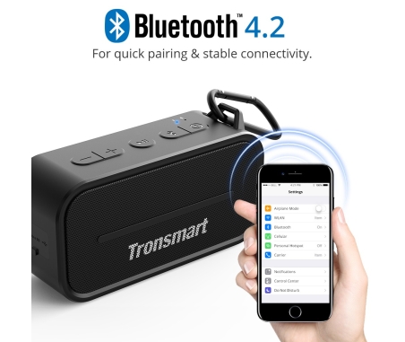 Tronsmart Element T2 Outdoor Water Resistant Bluetooth Speaker