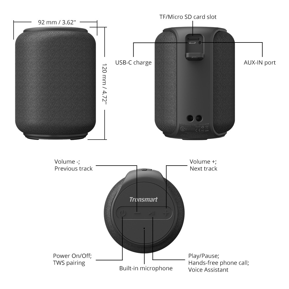 Element T6 Mini Bluetooth Speaker