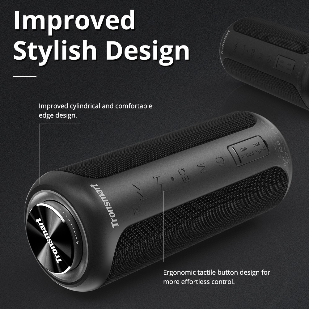 T6 Plus Upgraded Edition SoundPulse™ Bluetooth Speaker