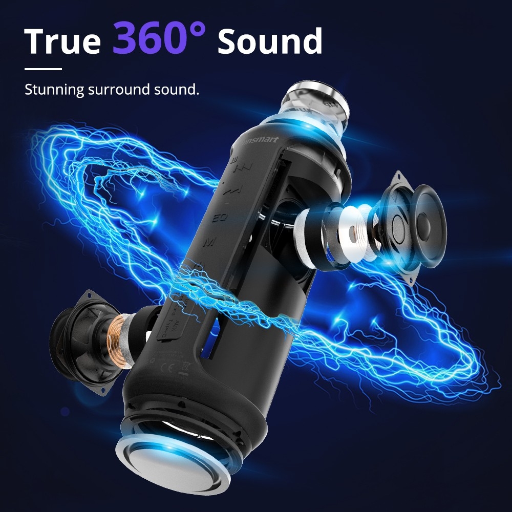T6 Plus Upgraded Edition SoundPulse™ Bluetooth Speaker