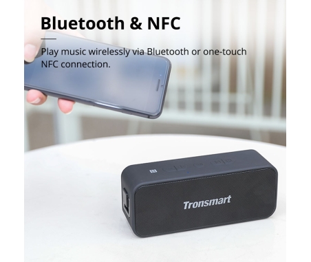 Element T2 Plus Portable Bluetooth Speaker