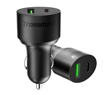 C2PTU Quick Charge 3.0 & Type-C Car Charger