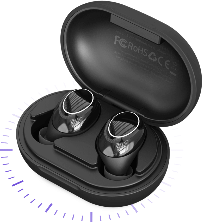 Horizon Neo TWS  Premium Bluetooth Earbuds With Large Charging Case